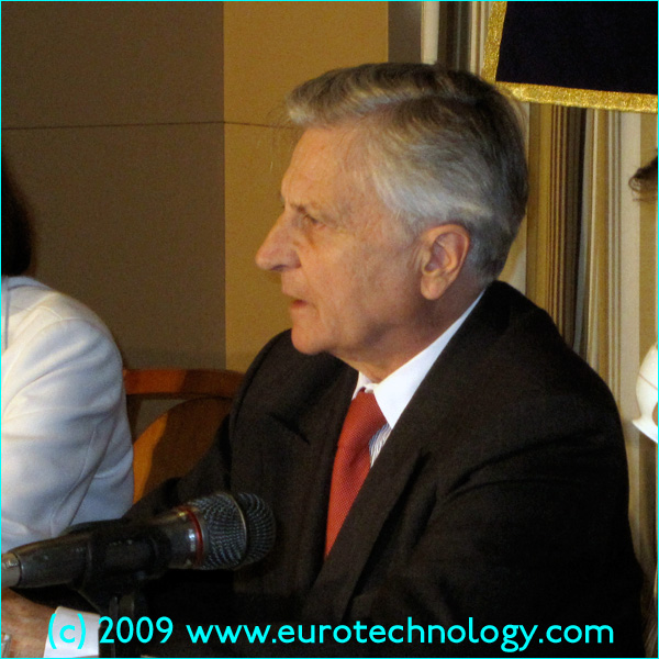Jean-Claude Trichet, President of the European Central Bank ECB in Tokyo