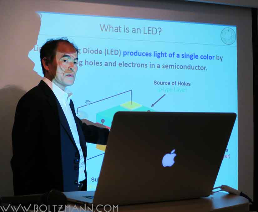 Shuji Nakamura  Developments of InGaN-based double hetero-structure high brightness blue LEDs and future lighting