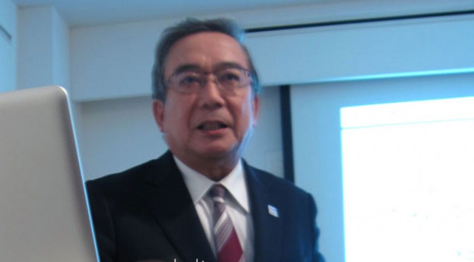 Tokyo Institute of Technology President Yoshinao Mishima speaks about educational reform at TiTech: "TiTech to become a world class University by 2030"
