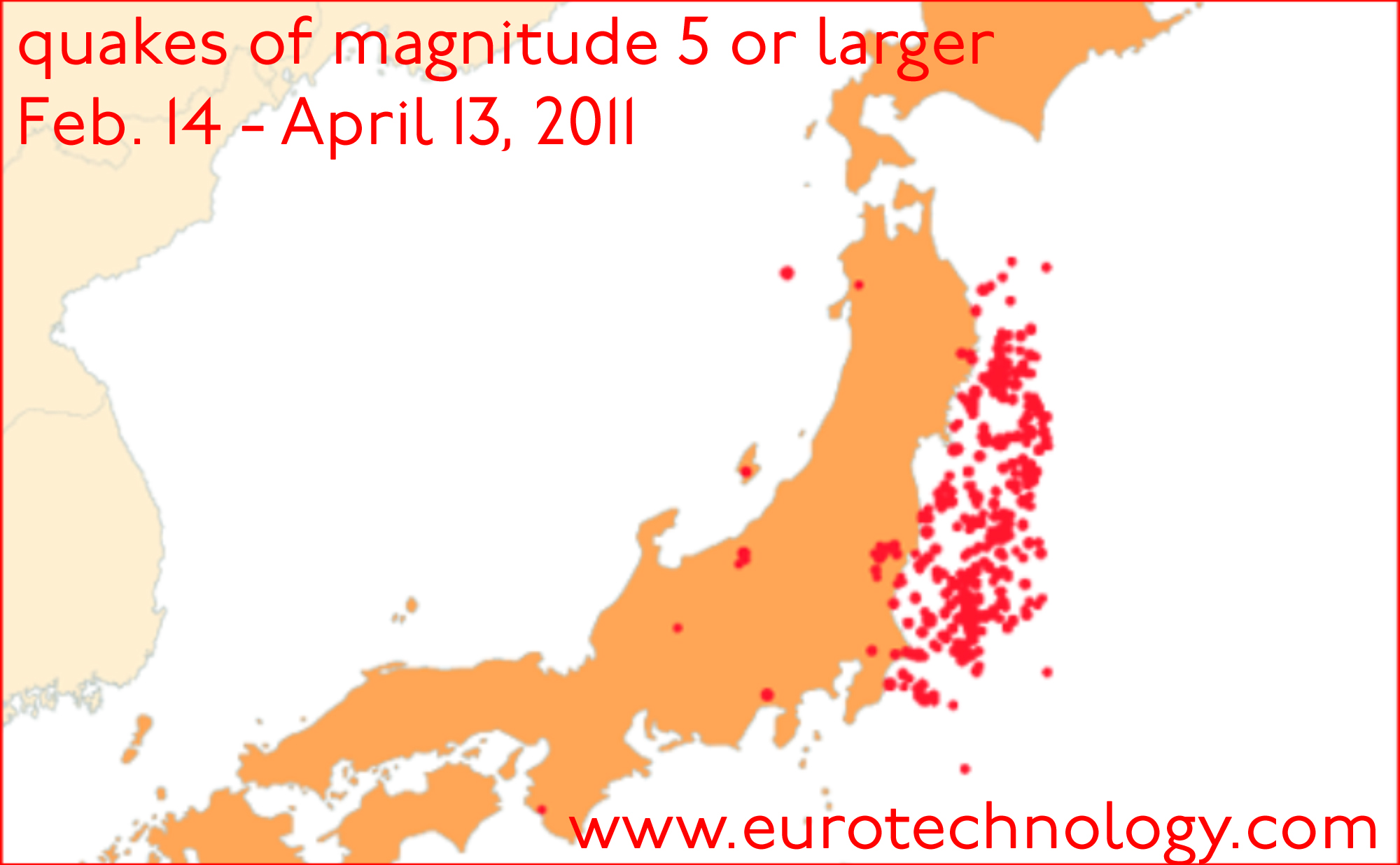 Fukushima nuclear disaster: 5 years since the Tohoku earthquake and tsunami on 2011/3/11 at 14:46:24