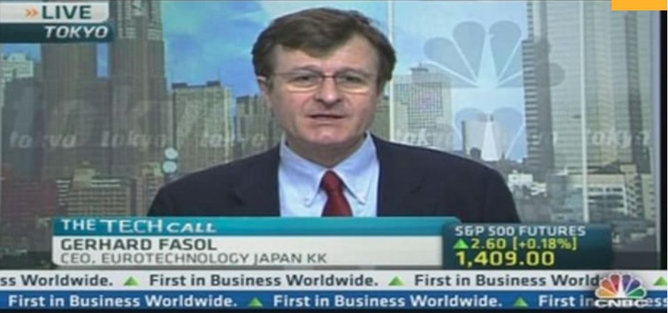 Japan’s Tech Companies Need to Restructure, Gerhard Fasol on CNBC March 27, 2012